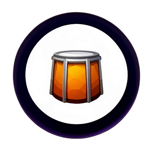 Low poly tabla app icon