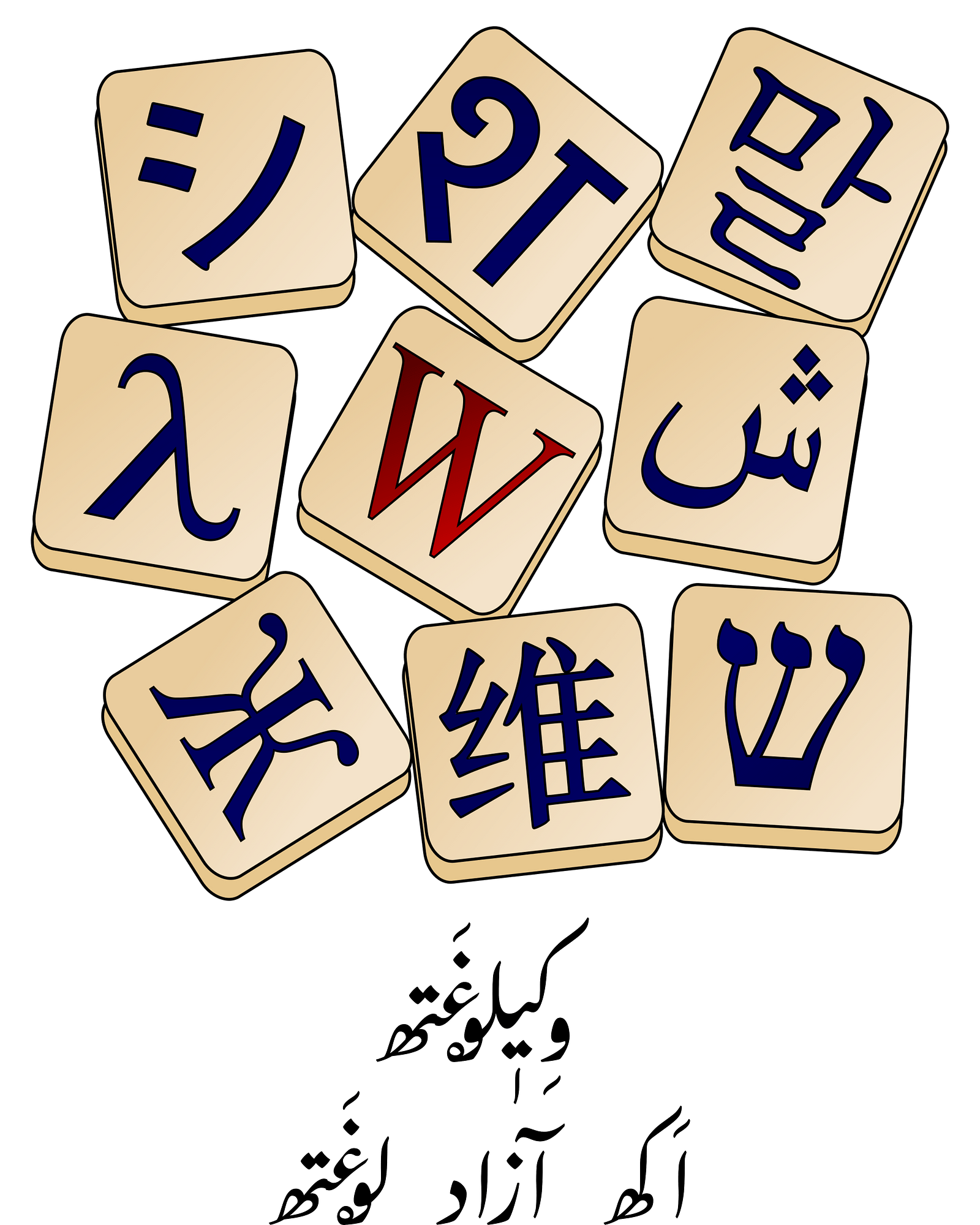Wiktionary Logo Blocks