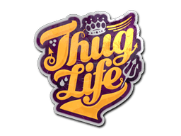 Thug Life Logo Sticker