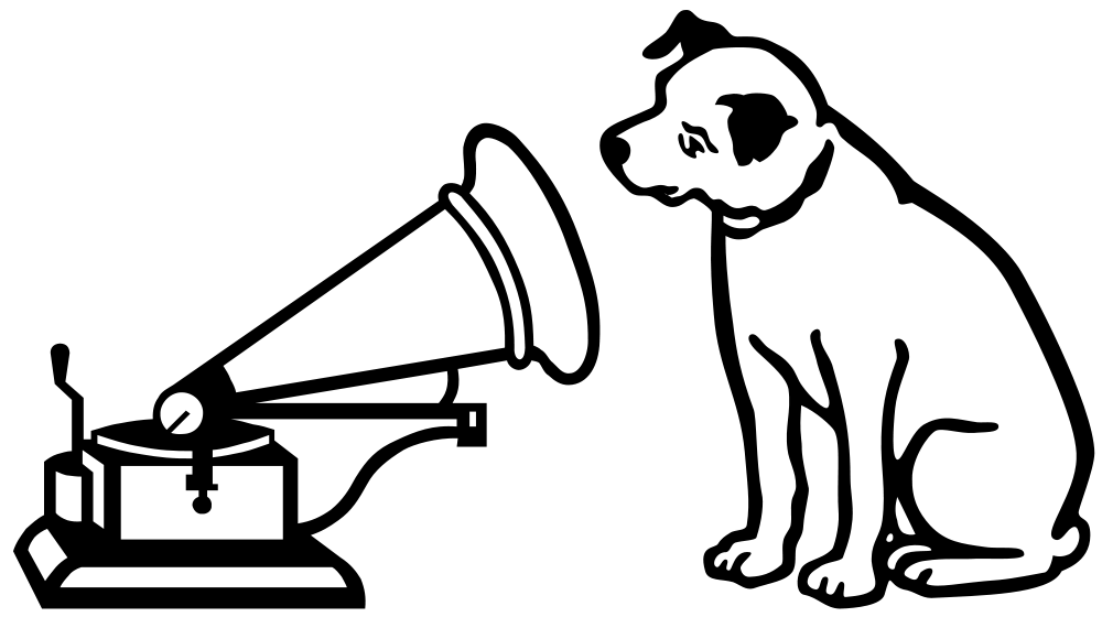 HMV Logo Dog
