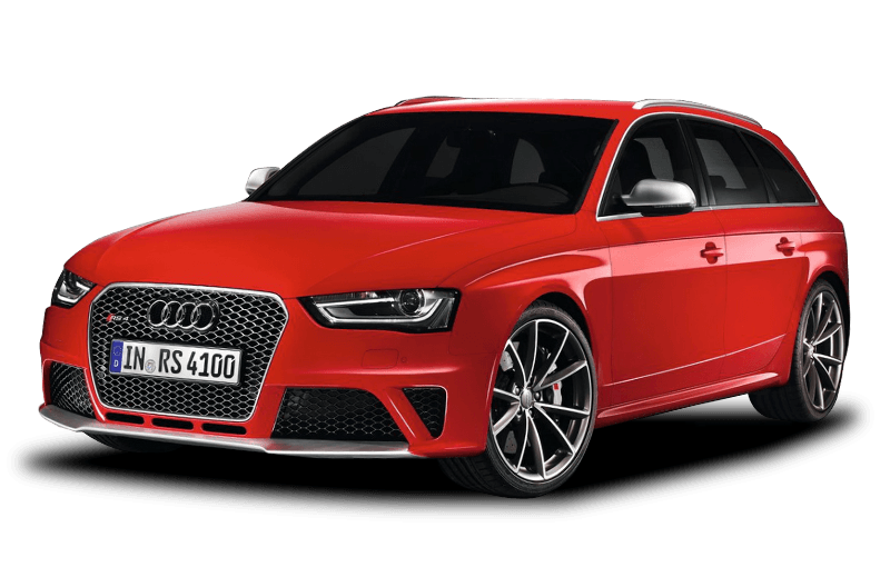 Red Audi Rs4