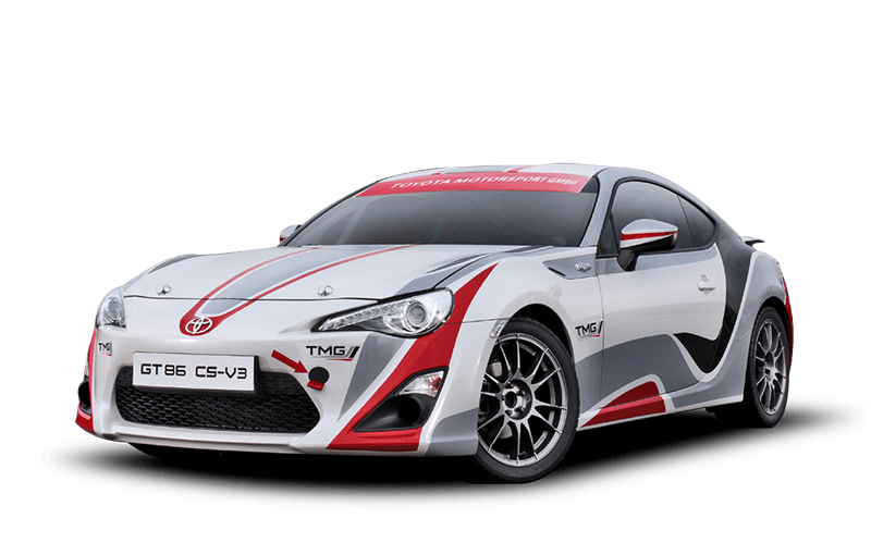 Race Gt86 Red White Toyota
