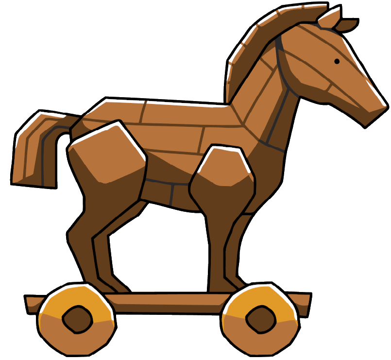 Scribblenauts Trojan Horse