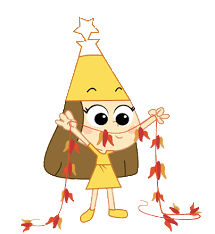 Stella Holding Leaf Garland