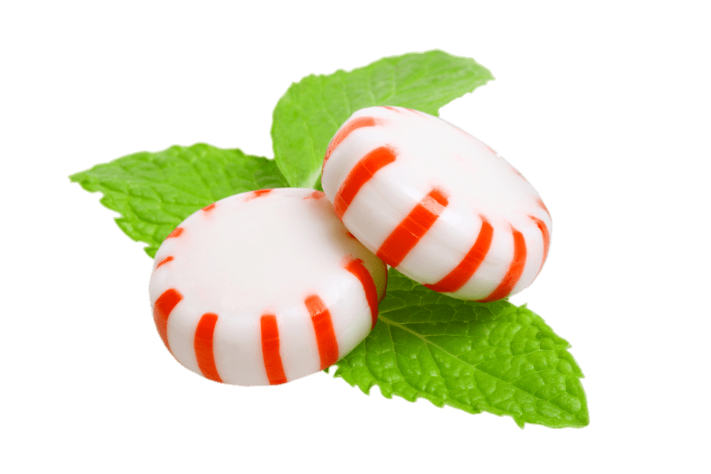 White and Red Peppermint Lozanges