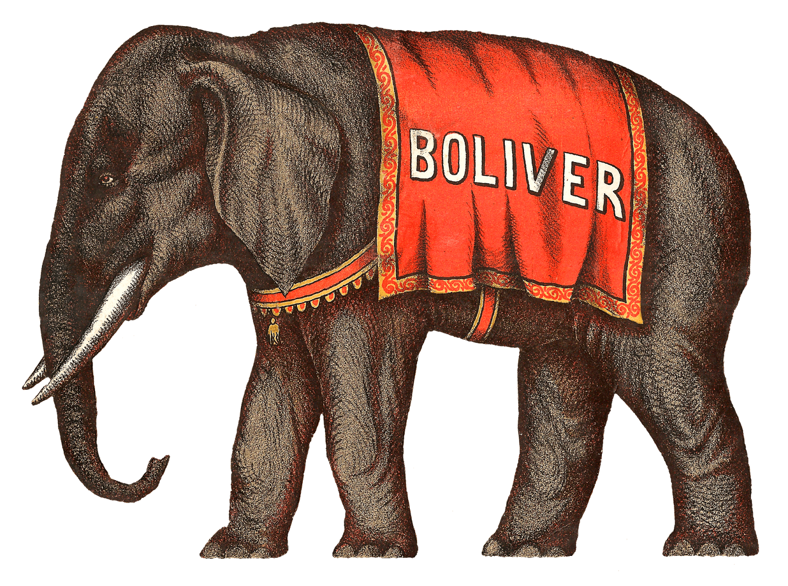 Circus Elephant Victorian