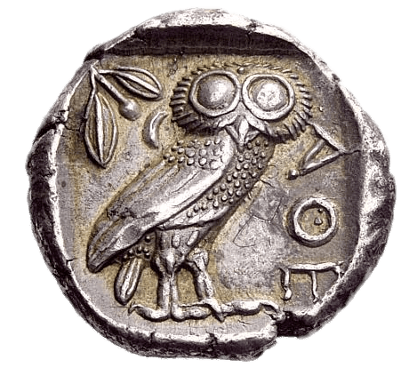 Athena Owl Coin