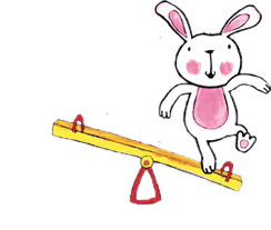 Poppy Cat Alma on Seesaw