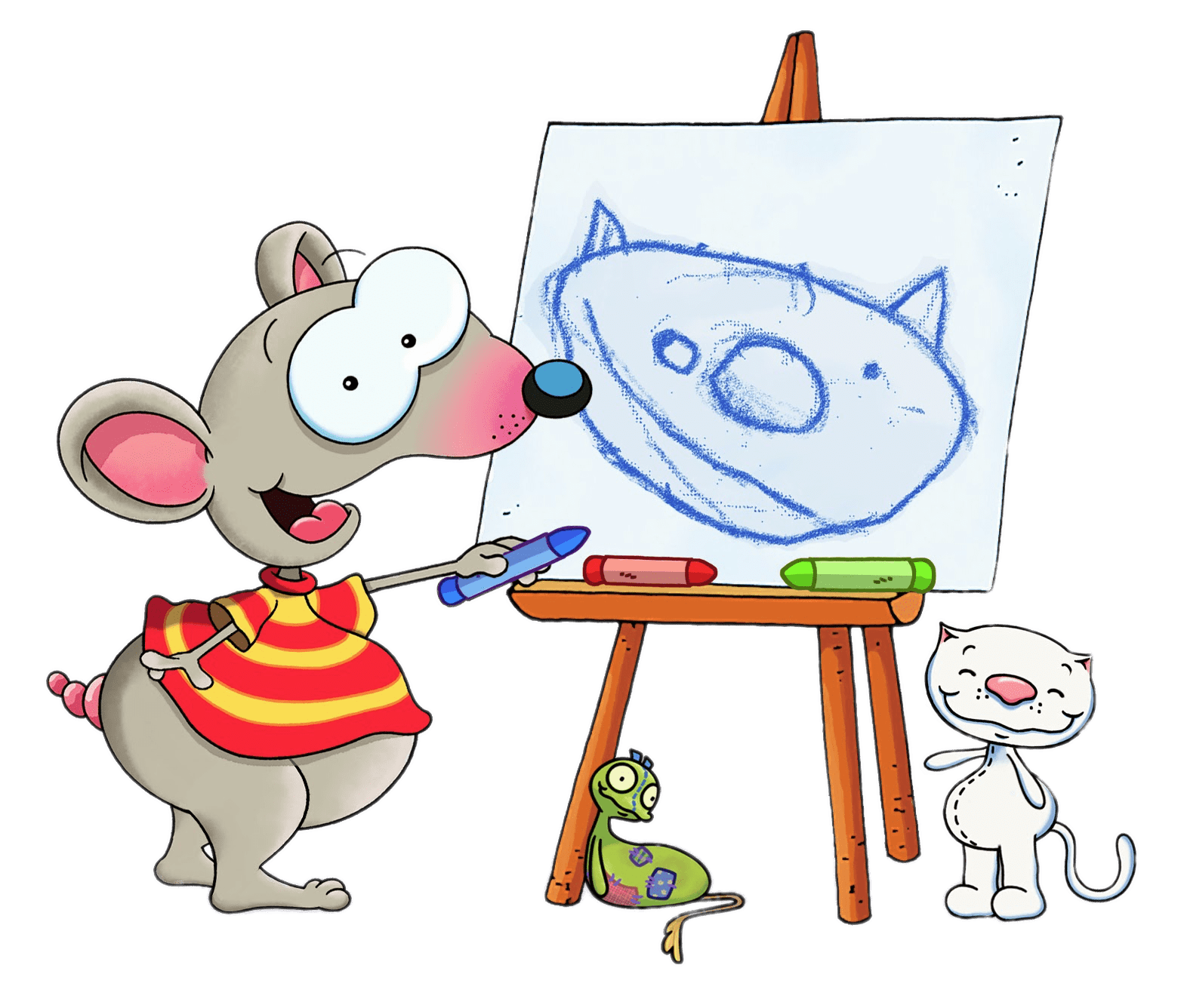 Toopy & Binoo Drawing