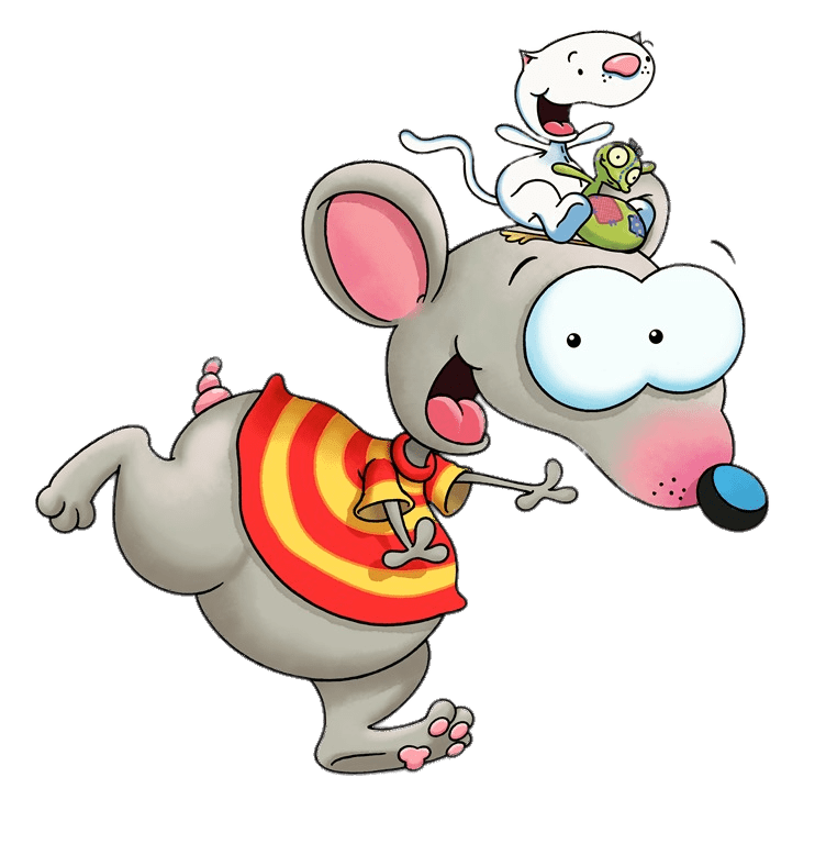 Binoo and Patch on Toopy's Head