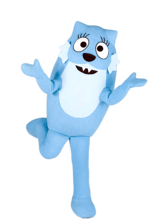 Yo Gabba Gabba Toodee One Leg Up