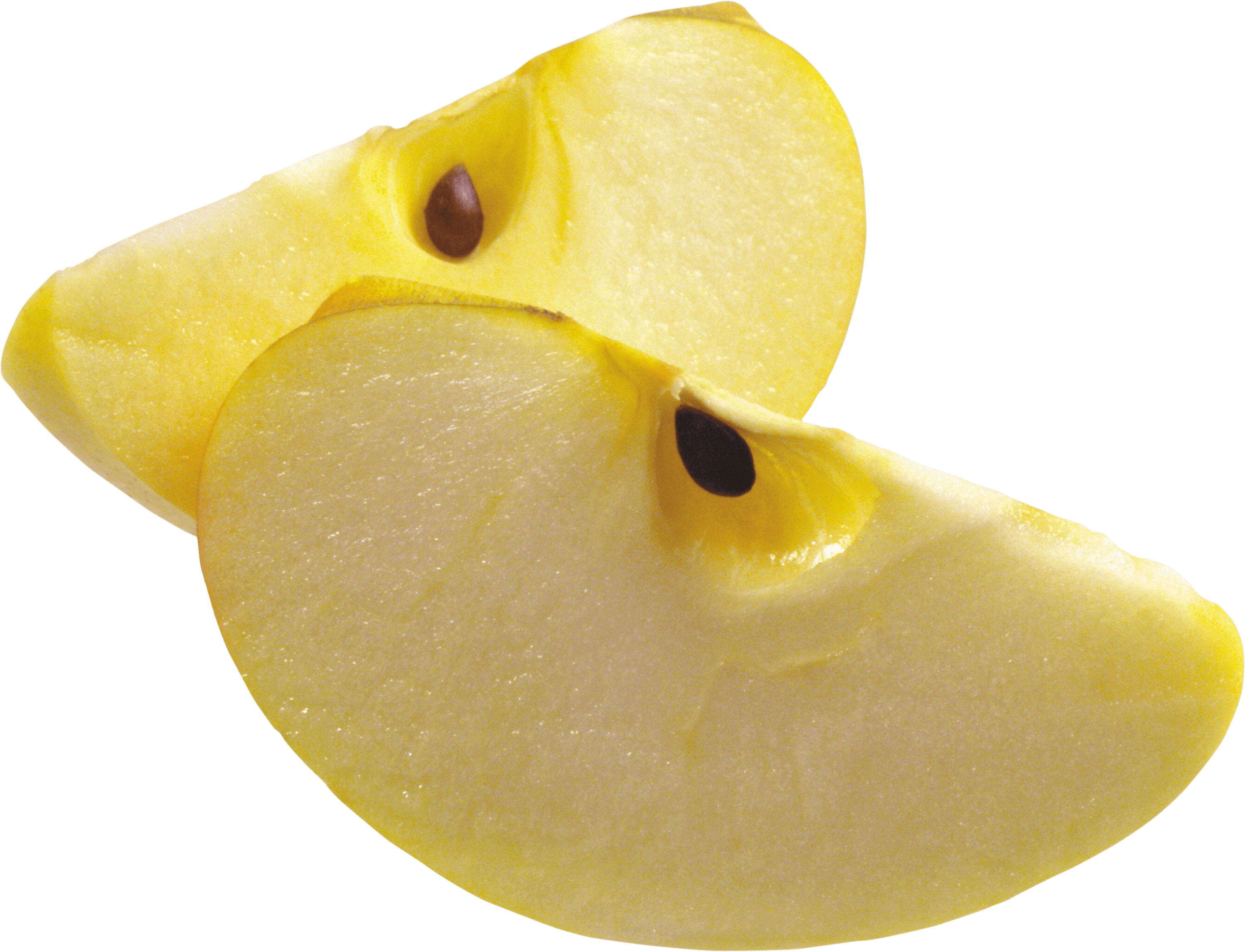 Apple Wedge Slice Yellow