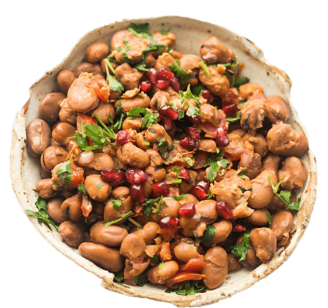 Bowl of Ful Medames Breakfast