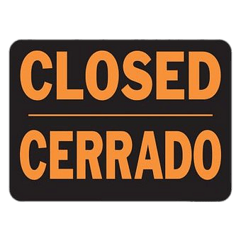 Closed Cerrado