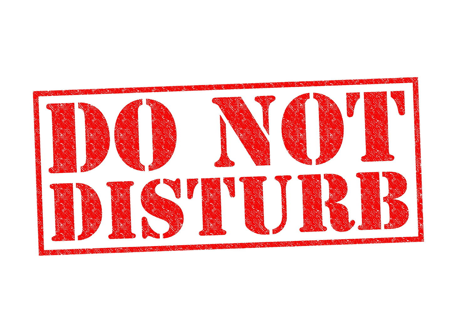 Do Not Disturb Stamp