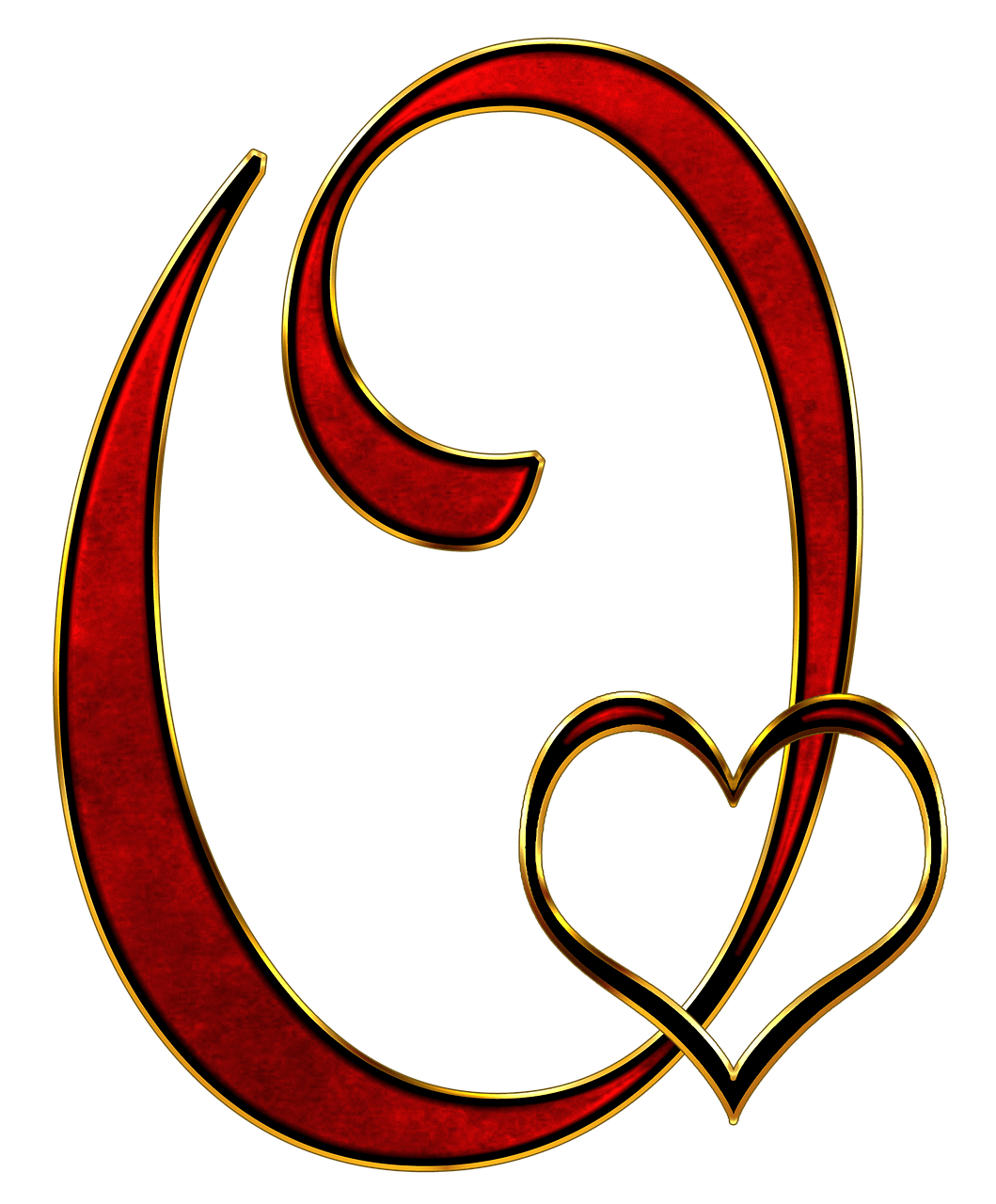 Valentine Capital Letter O