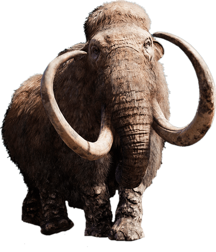 Mammoth With Giant Tusks