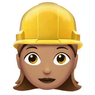 Female Worker Apple Emoji
