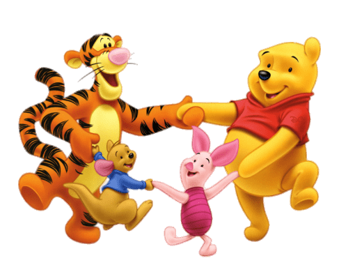 Winnie the Pooh and Friends Dancing