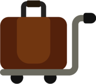 Luggage Trolley Icon