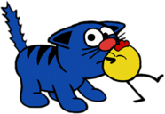 Peep Hugs Tom the Kitten