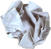 Crumpled Piece Of Paper