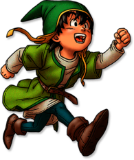 Dragon Quest (Dragon Warrior) character Auster running