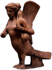 Statue Of A Greek Siren