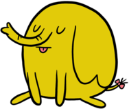 Adventure Time Tree Trunks the Elephant Sitting