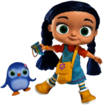 Wissper and Peggy the Baby Penguin