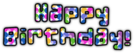 Happy Birthday Typography