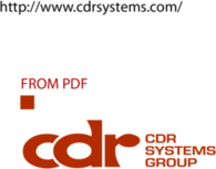 CDR systems