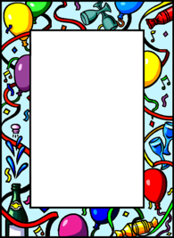 New Year Festive Frame
