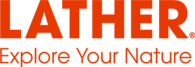 Lather logo and slogan