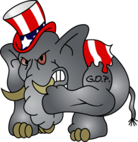 G.O.P. Republican Elephant