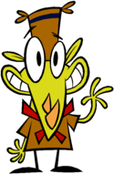 Camp Lazlo Character Clam Waving