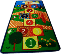 Colourful Hopscotch Rug