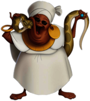 Mama Odie With Snake Around Neck