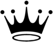 Hallmark black crown