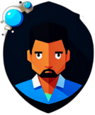 Parenting, Minimalist App Icon - Circle Icon Bevel Border