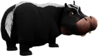 Zafari character Bubba the hippopotamus