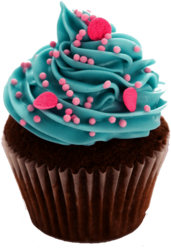 Cupcake Blue