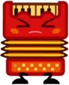 Plinky the Squeezy TinkleHuff Squeezing Hard