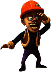 Boonie Bears Logger Vick With Safety Helmet