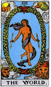 Tarot Card the World