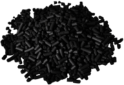 Pile Of Black Pellets