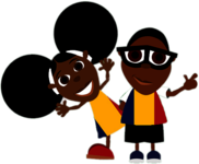 Bino and Fino in Chad dress