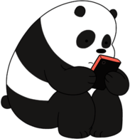 We Bare Bears Looking At Book