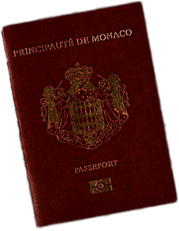 Passport of the Principality of Monaco