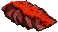 Red Pepper Pesto on Steak